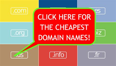 what are the cheapest domains
